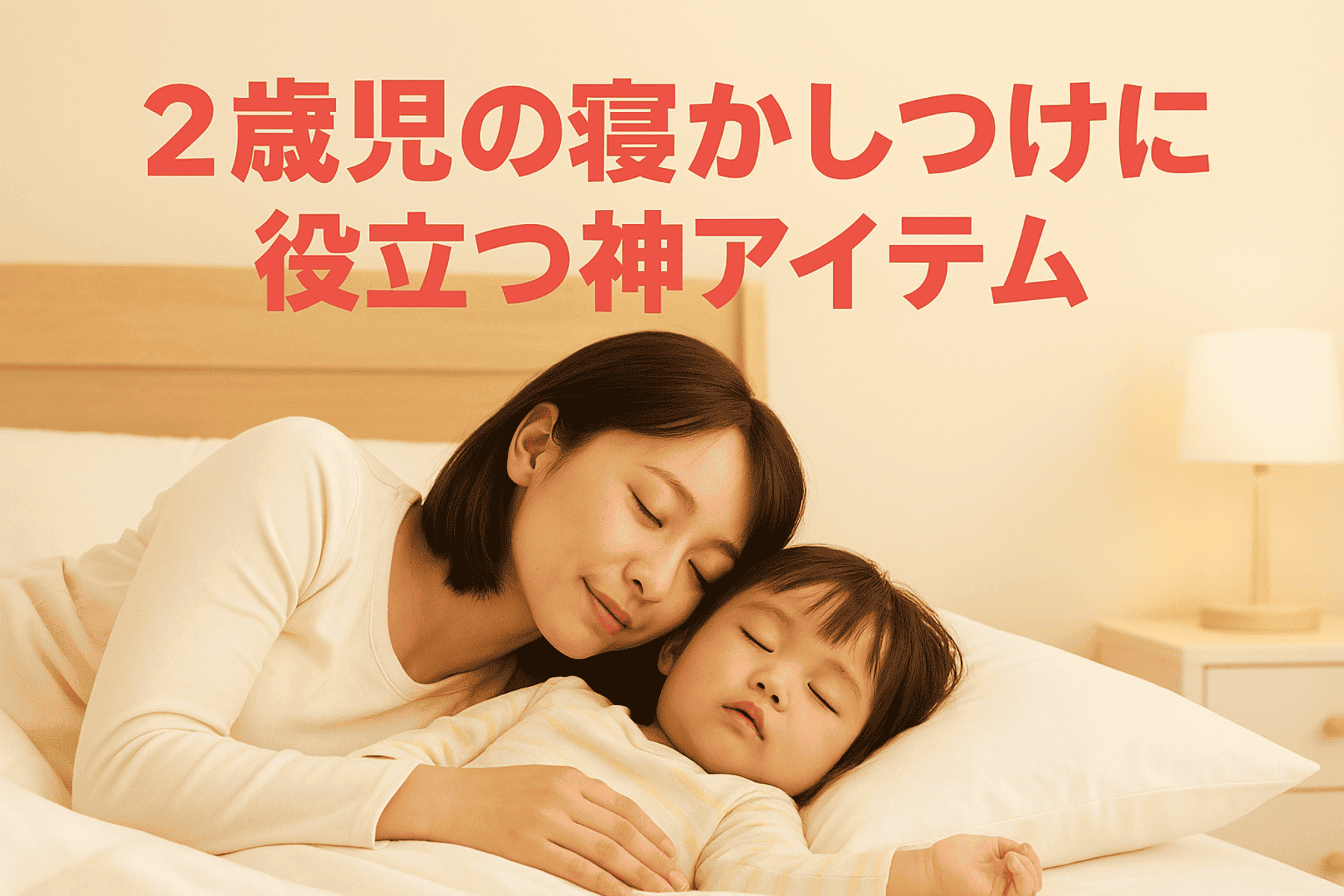 2歳児の寝かしつけに役立つ神アイテム10選｜寝ない理由とコツも解説！